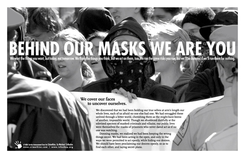 Photo recto de ‘Behind Our Masks We Are You’