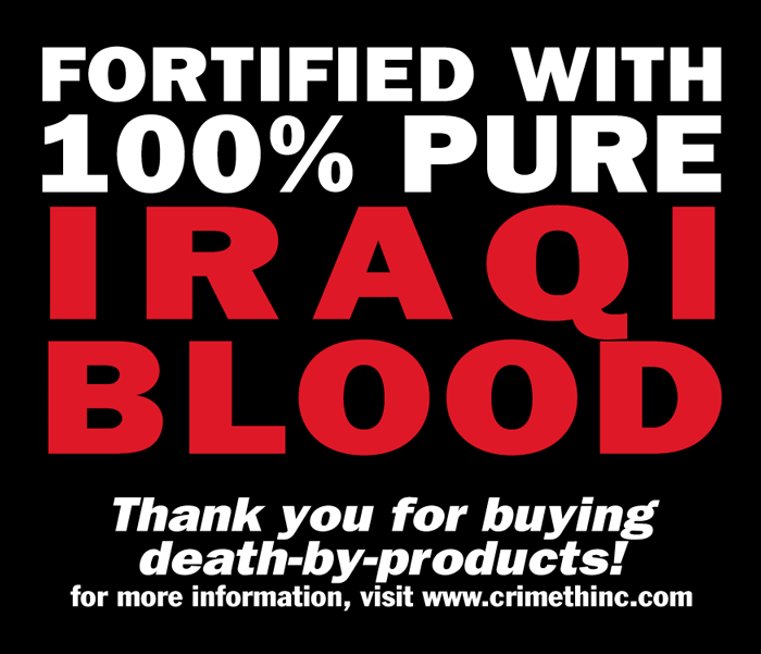 Photo recto de ‘Fortified with Iraqi Blood’