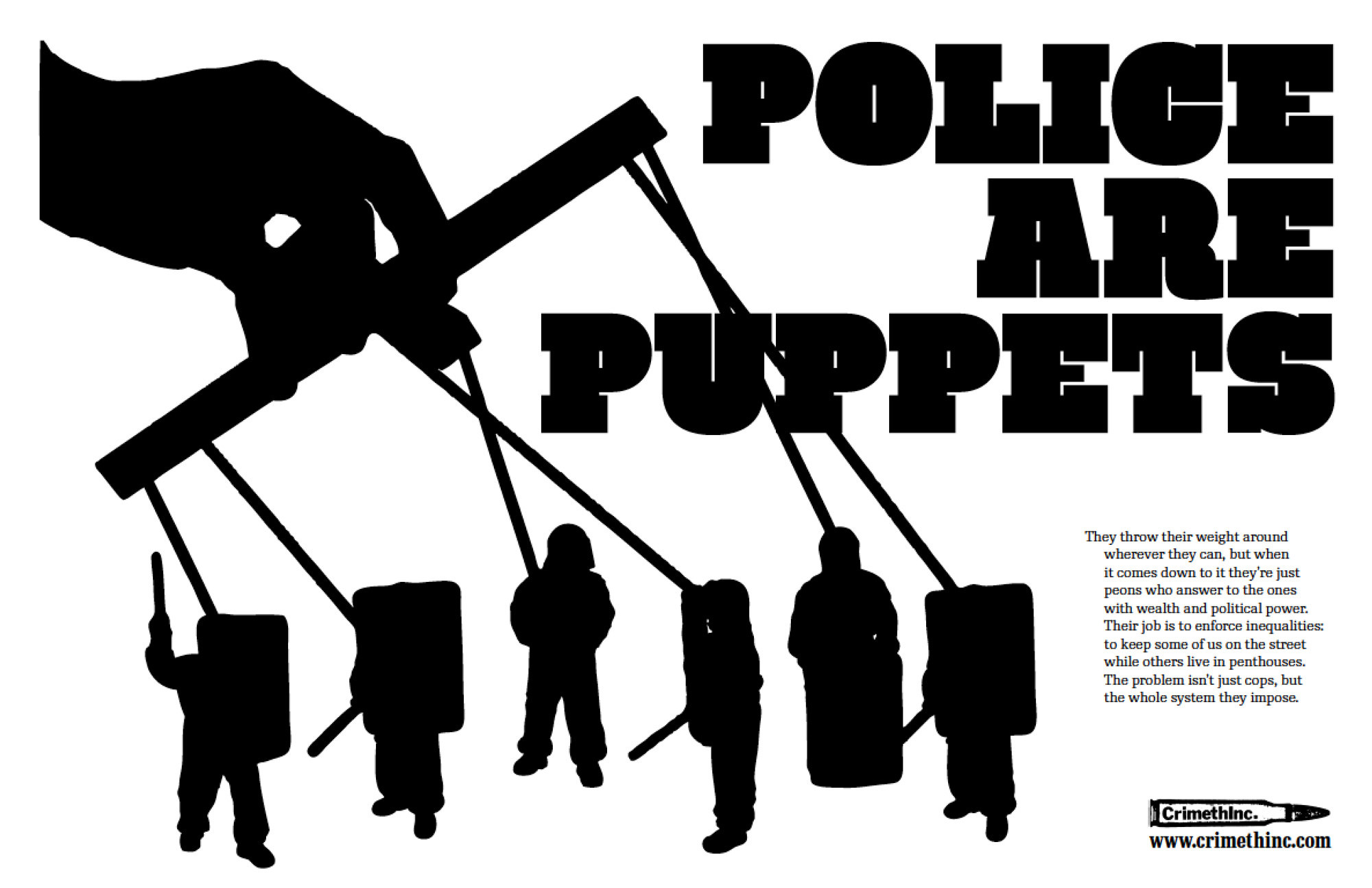 Photo recto de ‘Police Are Puppets’